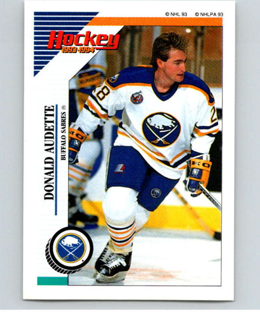 1993-94 Panini Stickers Hockey  #103 Donald Audette  Buffalo Sabres  V83494 Image 1