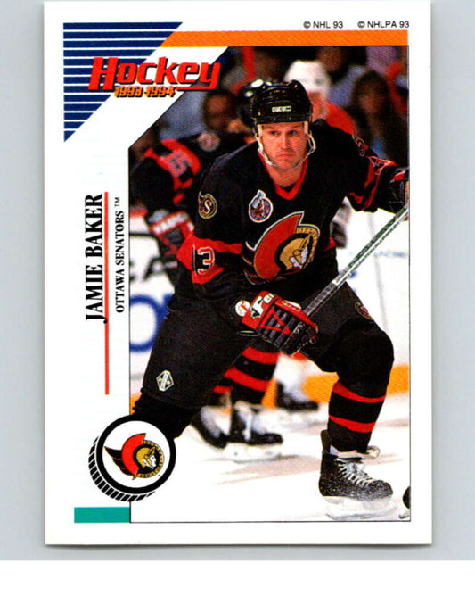 1993-94 Panini Stickers Hockey  #113 Jamie Baker   V83518 Image 1