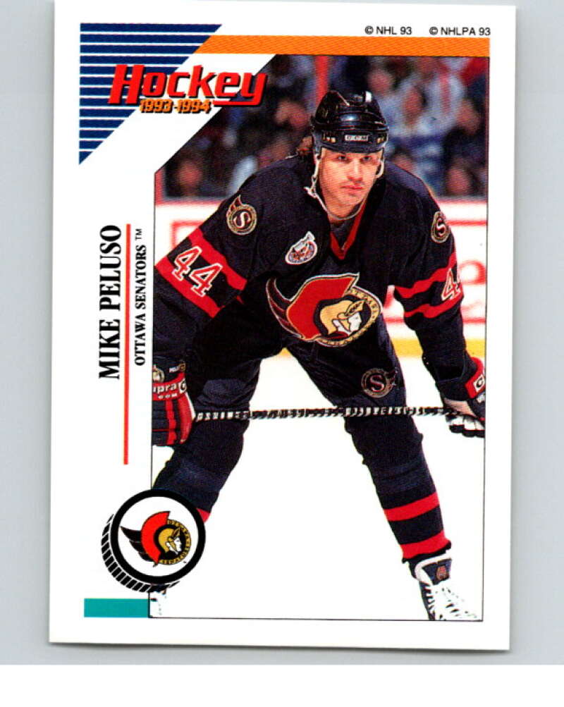 1993-94 Panini Stickers Hockey  #116 Mike Peluso  New Jersey Devils  V83528 Image 1