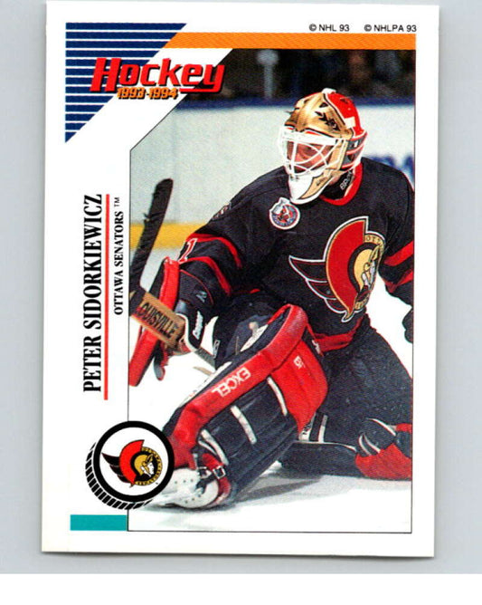 1993-94 Panini Stickers Hockey  #121 Peter Sidorkiewicz   V83539 Image 1