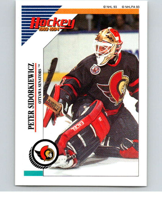 1993-94 Panini Stickers Hockey  #121 Peter Sidorkiewicz   V83541 Image 1