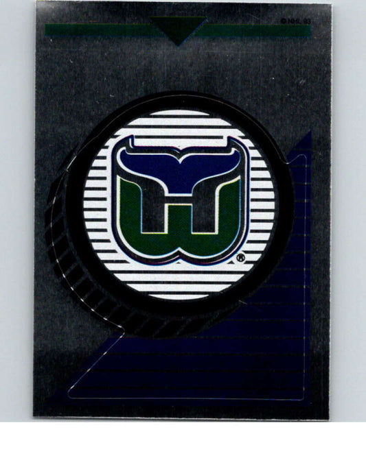 1993-94 Panini Stickers Hockey  #122 Whalers Logo   V83546 Image 1