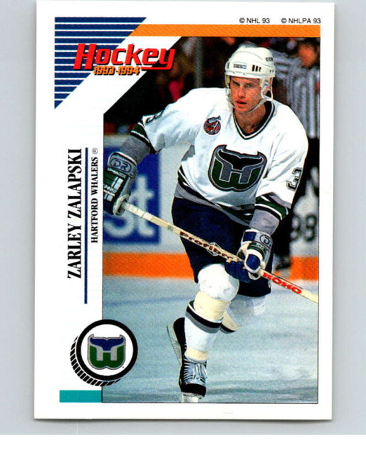1993-94 Panini Stickers Hockey  #129 Zarley Zalapski   V83562 Image 1