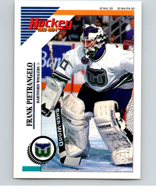 1993-94 Panini Stickers Hockey  #132 Frank Pietrangelo  Hartford Whalers  V83568 Image 1