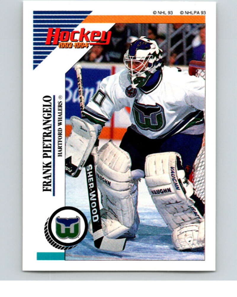 1993-94 Panini Stickers Hockey  #132 Frank Pietrangelo  Hartford Whalers  V83570 Image 1
