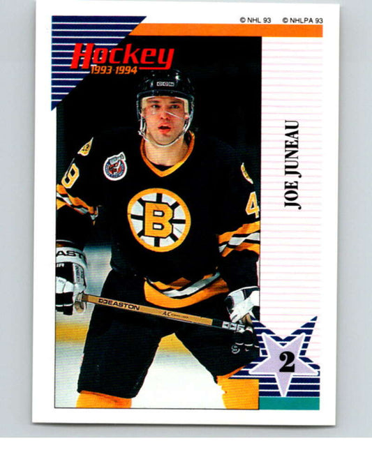 1993-94 Panini Stickers Hockey  #143 Joe Juneau   V83603 Image 1