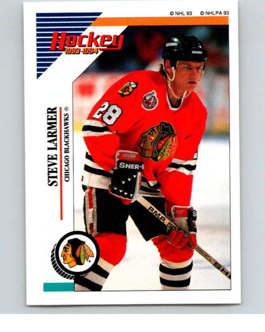 1993-94 Panini Stickers Hockey  #146 Steve Larmer   V83615 Image 1