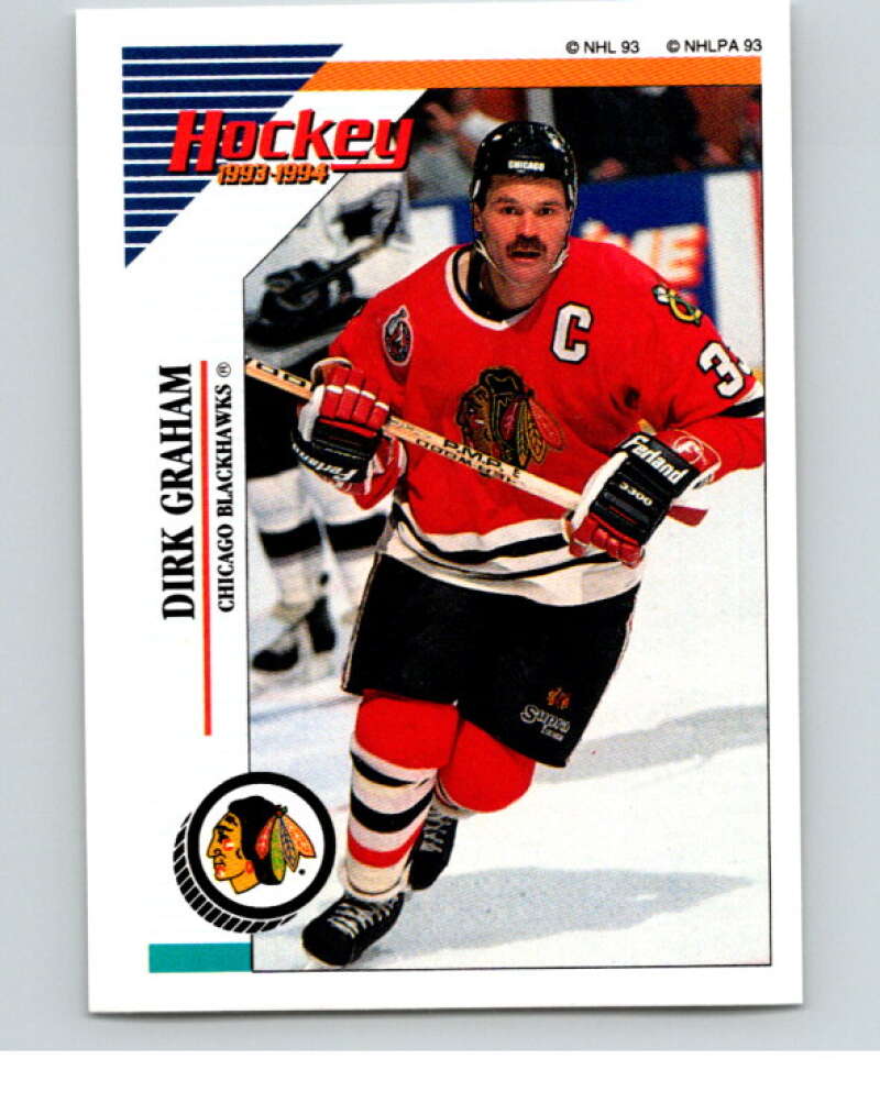 1993-94 Panini Stickers Hockey  #147 Dirk Graham  Chicago Blackhawks  V83616 Image 1