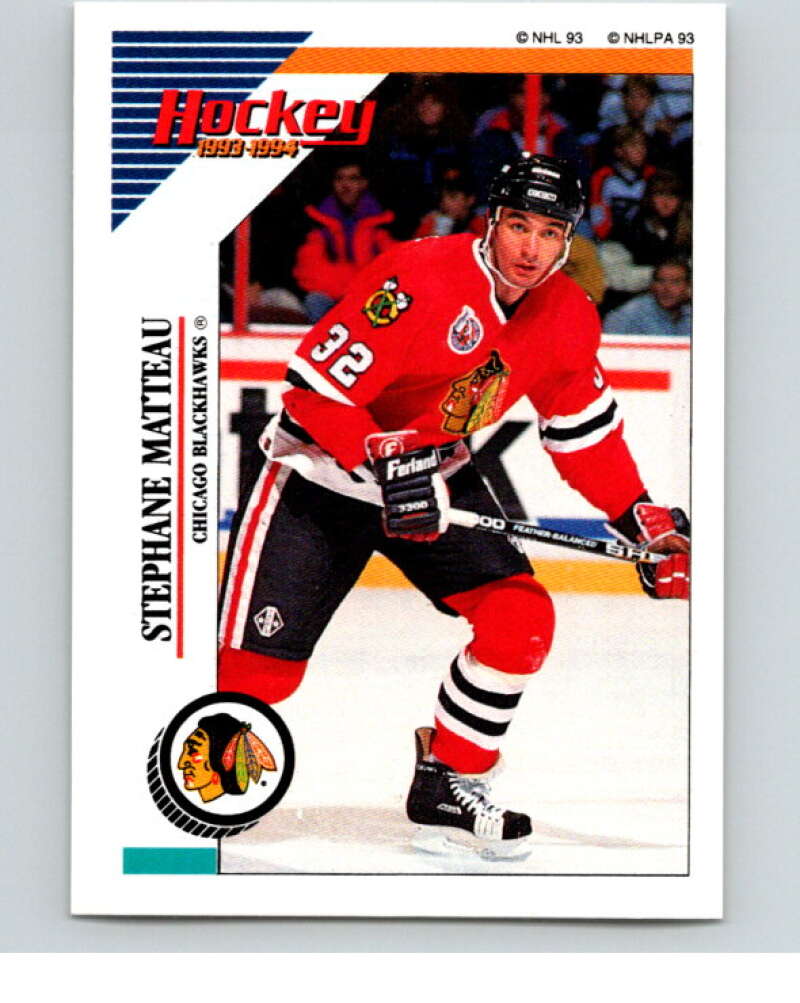 1993-94 Panini Stickers Hockey  #150 Stephane Matteau   V83627 Image 1