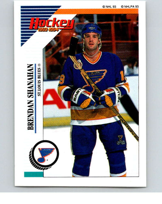 1993-94 Panini Stickers Hockey  #158 Brendan Shanahan  St. Louis Blues  V83639 Image 1