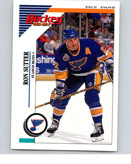1993-94 Panini Stickers Hockey  #161 Ron Sutter   V83650 Image 1
