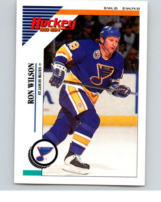1993-94 Panini Stickers Hockey  #162 Ron Wilson   V83656 Image 1