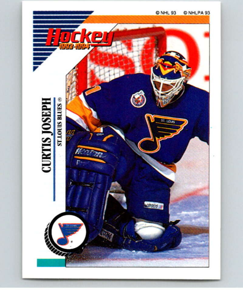 1993-94 Panini Stickers Hockey  #166 Curtis Joseph  St. Louis Blues  V83662 Image 1
