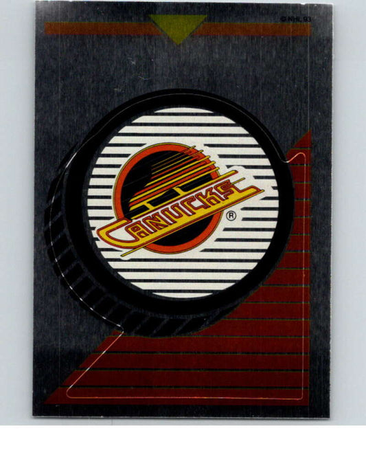 1993-94 Panini Stickers Hockey  #167 Canucks Logo   V83664 Image 1