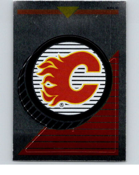 1993-94 Panini Stickers Hockey  #178 Flames Logo   V83693 Image 1