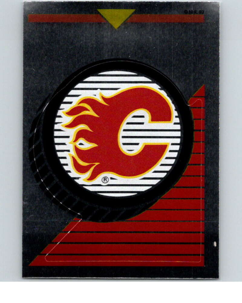 1993-94 Panini Stickers Hockey  #178 Flames Logo   V83694 Image 1