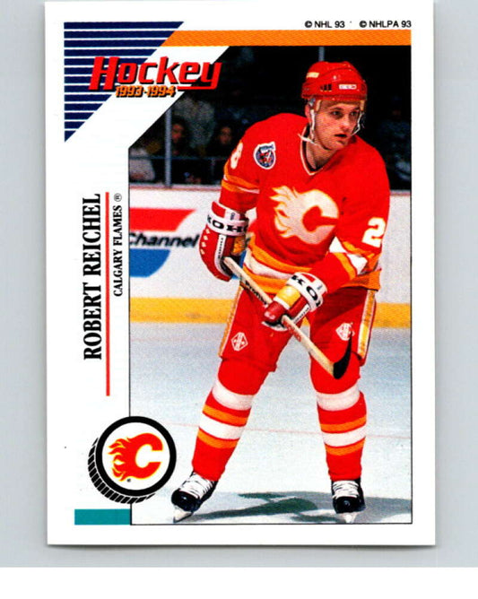 1993-94 Panini Stickers Hockey  #180 Robert Reichel  Calgary Flames  V83698 Image 1