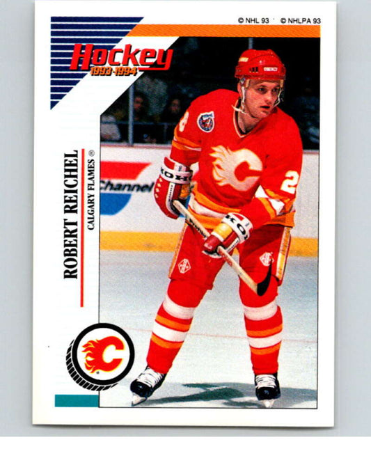 1993-94 Panini Stickers Hockey  #180 Robert Reichel  Calgary Flames  V83699 Image 1