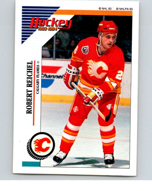 1993-94 Panini Stickers Hockey  #180 Robert Reichel  Calgary Flames  V83700 Image 1