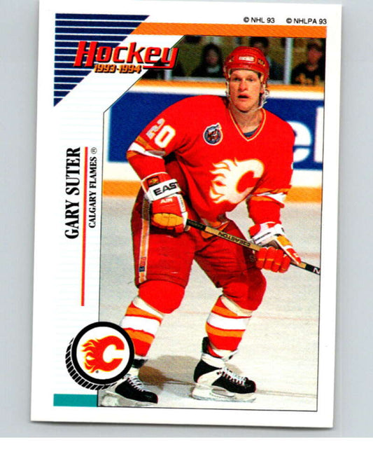 1993-94 Panini Stickers Hockey  #186 Gary Suter   V83710 Image 1