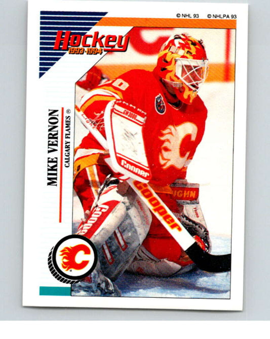 1993-94 Panini Stickers Hockey  #188 Mike Vernon  Calgary Flames  V83715 Image 1