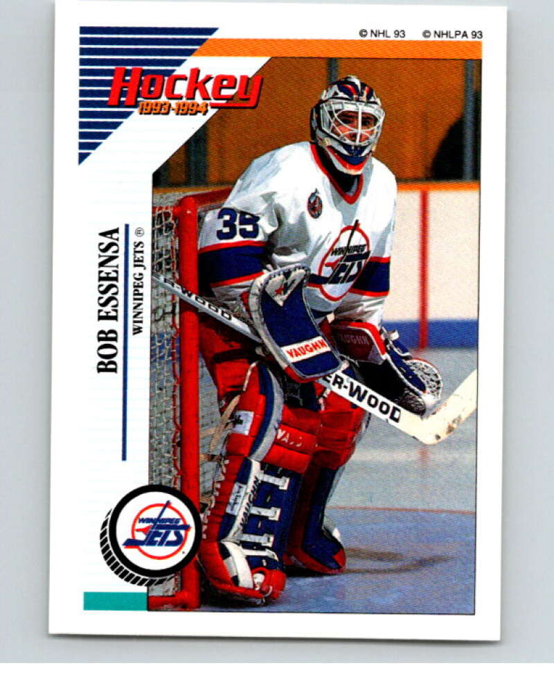 1993-94 Panini Stickers Hockey  #199 Bob Essensa  Winnipeg Jets  V83742 Image 1