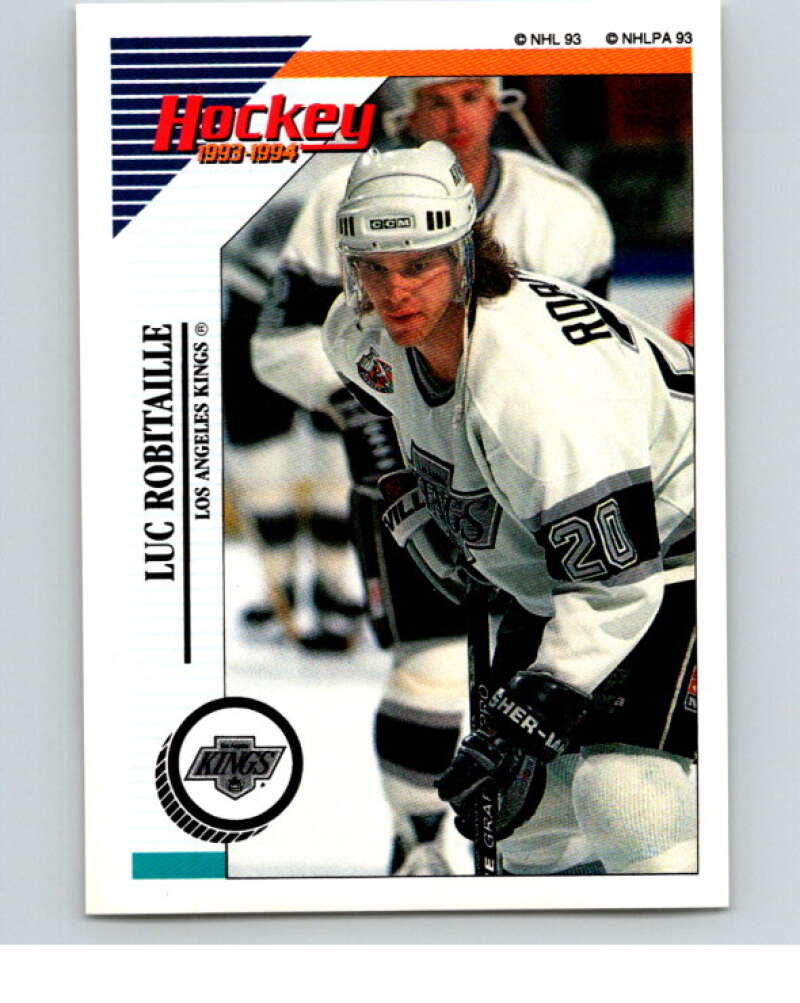 1993-94 Panini Stickers Hockey  #201 Luc Robitaille  Los Angeles Kings  V83744 Image 1