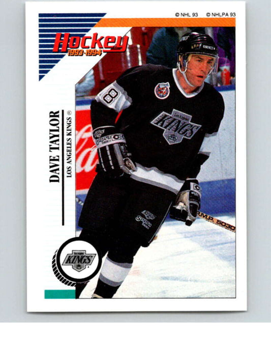 1993-94 Panini Stickers Hockey  #206 Dave Taylor  Los Angeles Kings  V83761 Image 1