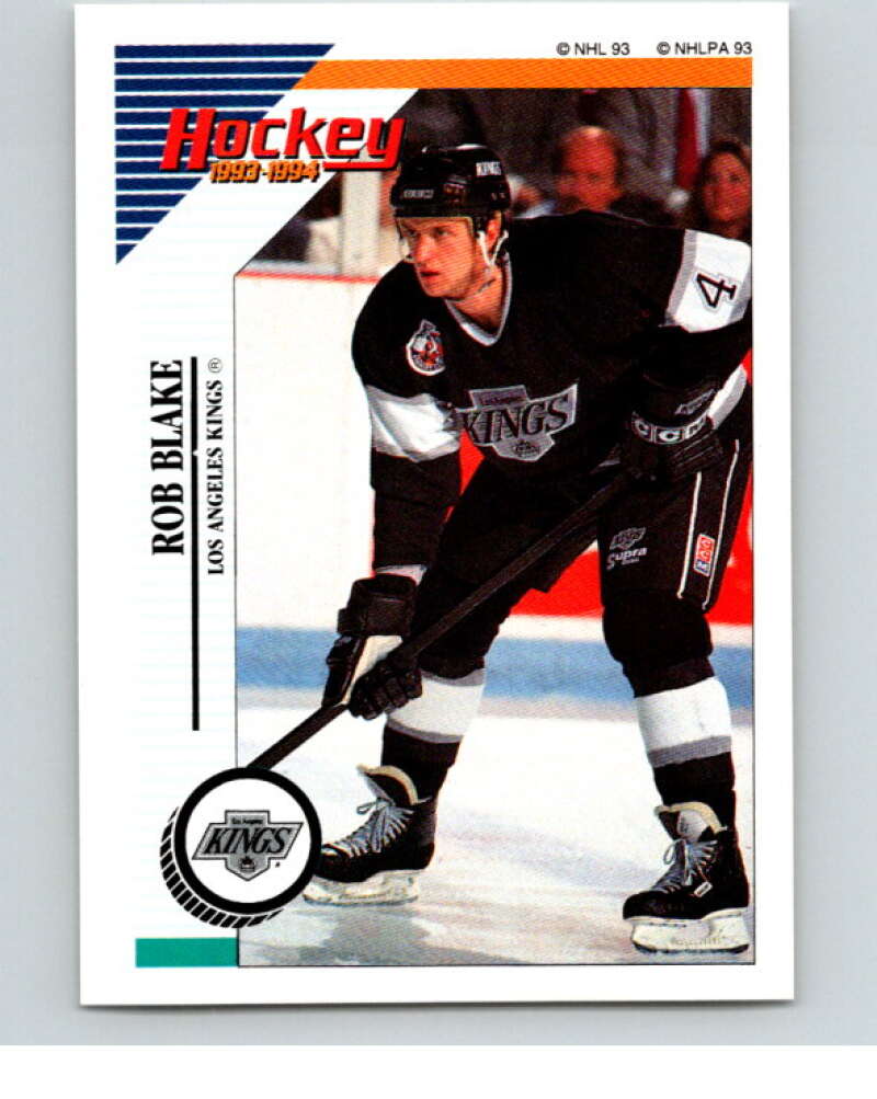 1993-94 Panini Stickers Hockey  #209 Rob Blake  Los Angeles Kings  V83771 Image 1