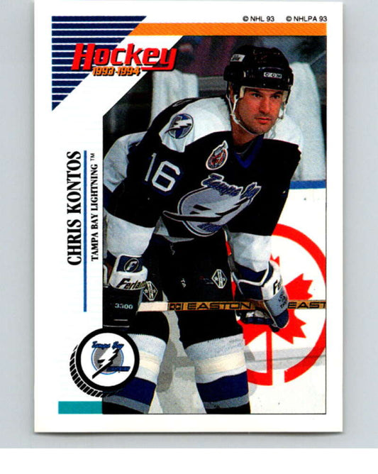 1993-94 Panini Stickers Hockey  #213 Chris Kontos  Tampa Bay Lightning  V83779 Image 1