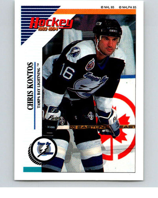 1993-94 Panini Stickers Hockey  #213 Chris Kontos  Tampa Bay Lightning  V83780 Image 1