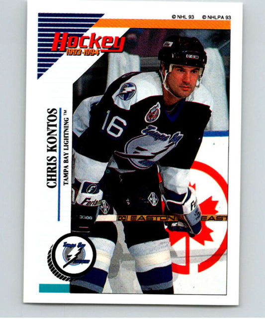 1993-94 Panini Stickers Hockey  #213 Chris Kontos  Tampa Bay Lightning  V83781 Image 1