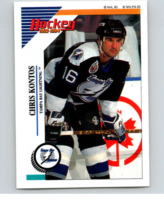 1993-94 Panini Stickers Hockey  #213 Chris Kontos  Tampa Bay Lightning  V83782 Image 1