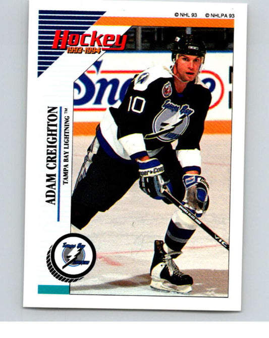 1993-94 Panini Stickers Hockey  #215 Adam Creighton  Tampa Bay Lightning  V83786 Image 1