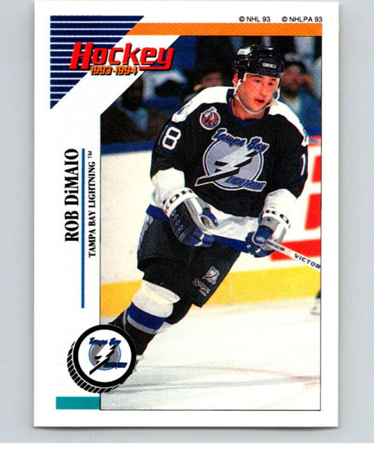 1993-94 Panini Stickers Hockey  #218 Rob DiMaio  Tampa Bay Lightning  V83794 Image 1