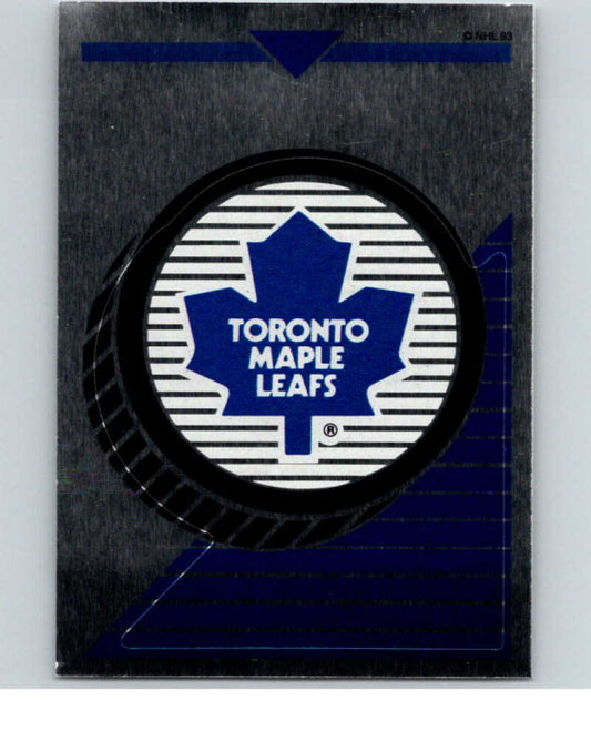 1993-94 Panini Stickers Hockey  #222 Maple Leafs Logo   V83808 Image 1