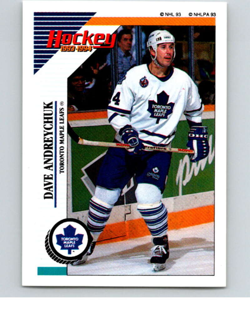 1993-94 Panini Stickers Hockey  #223 Dave Andreychuk  Toronto Maple Leafs  V83811 Image 1