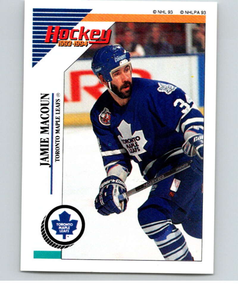 1993-94 Panini Stickers Hockey  #230 James Macoun  Toronto Maple Leafs  V83835 Image 1