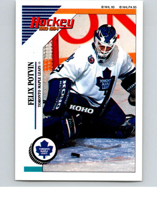 1993-94 Panini Stickers Hockey  #232 Felix Potvin  Toronto Maple Leafs  V83838 Image 1