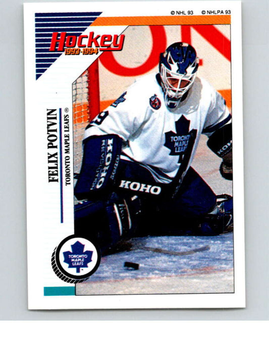 1993-94 Panini Stickers Hockey  #232 Felix Potvin  Toronto Maple Leafs  V83841 Image 1