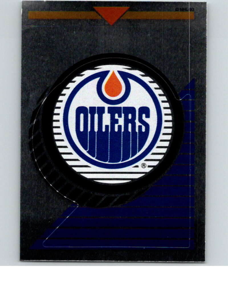 1993-94 Panini Stickers Hockey  #233 Oilers Logo   V83845 Image 1