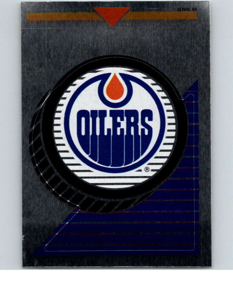 1993-94 Panini Stickers Hockey  #233 Oilers Logo   V83847 Image 1