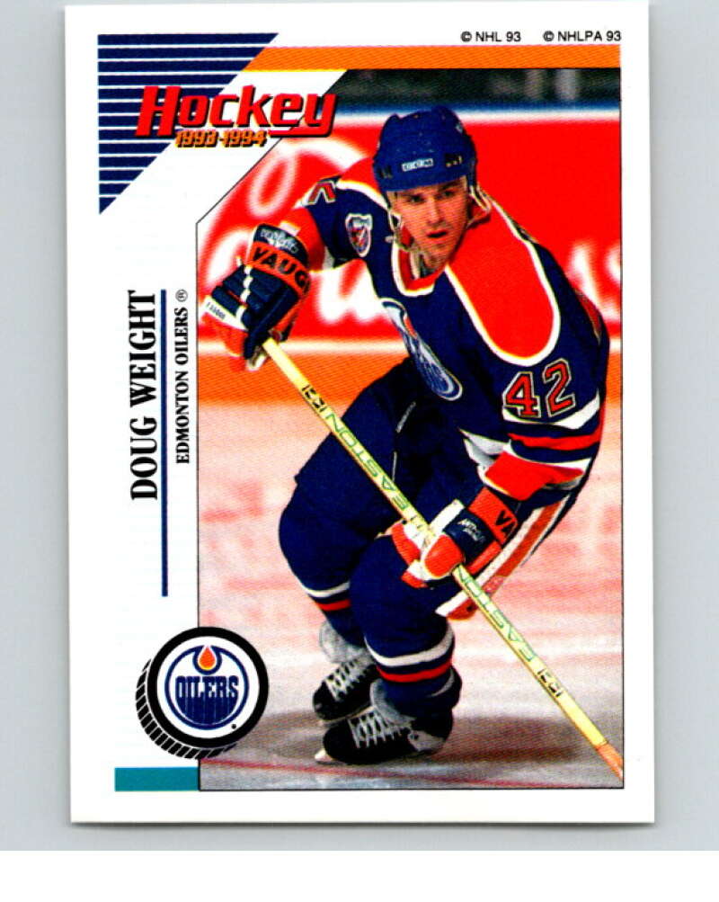 1993-94 Panini Stickers Hockey  #235 Doug Weight  Edmonton Oilers  V83850 Image 1