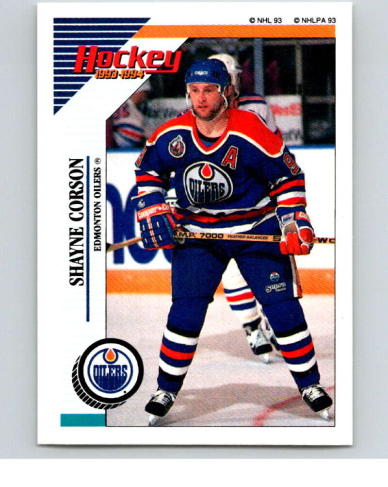 1993-94 Panini Stickers Hockey  #236 Shayne Corson  Edmonton Oilers  V83854 Image 1