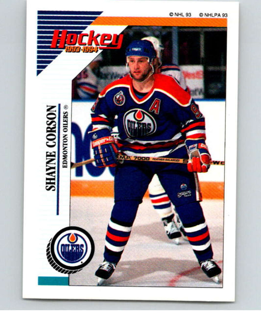 1993-94 Panini Stickers Hockey  #236 Shayne Corson  Edmonton Oilers  V83856 Image 1