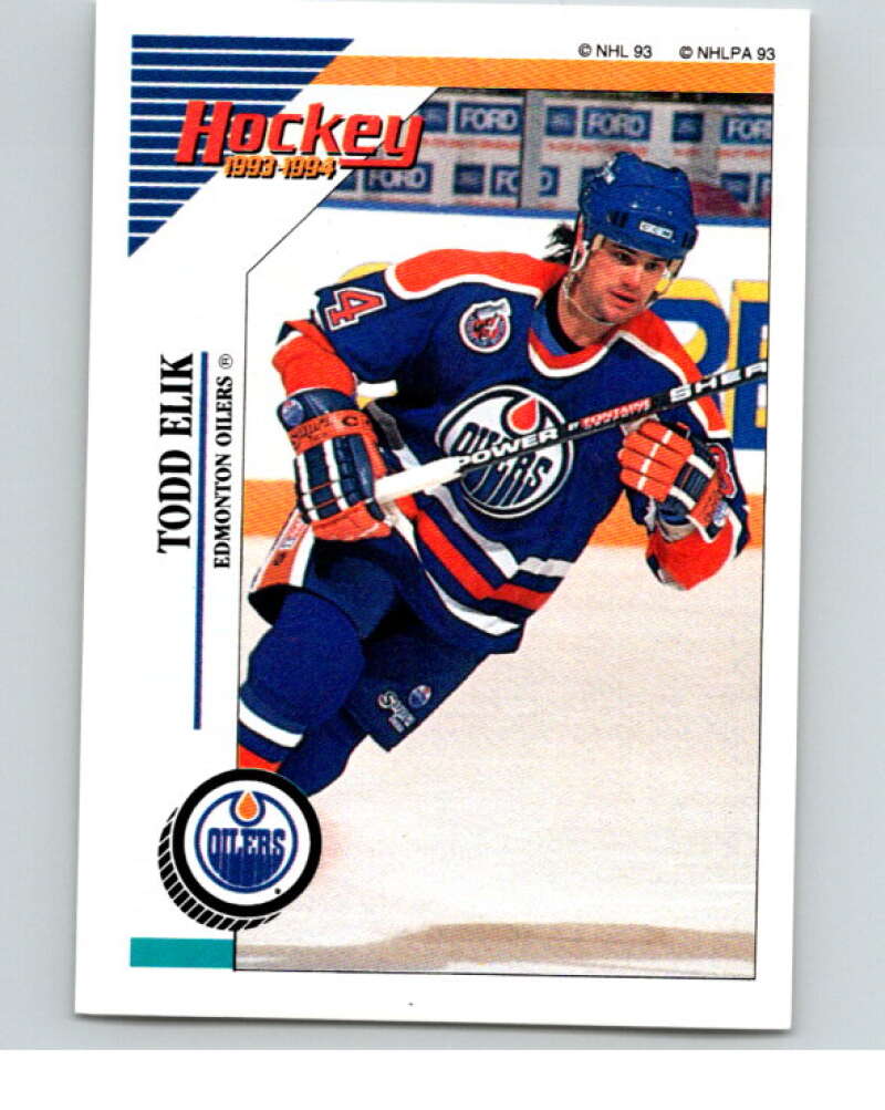 1993-94 Panini Stickers Hockey  #238 Todd Elik   V83861 Image 1