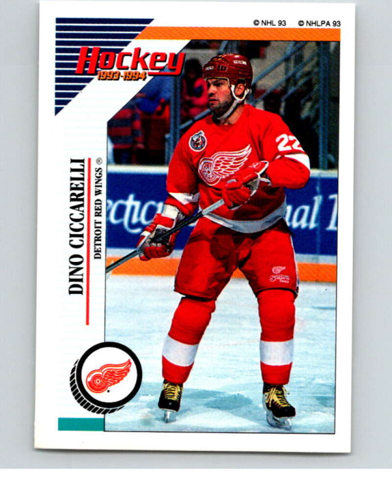 1993-94 Panini Stickers Hockey  #245 Dino Ciccarelli  Detroit Red Wings  V83882 Image 1