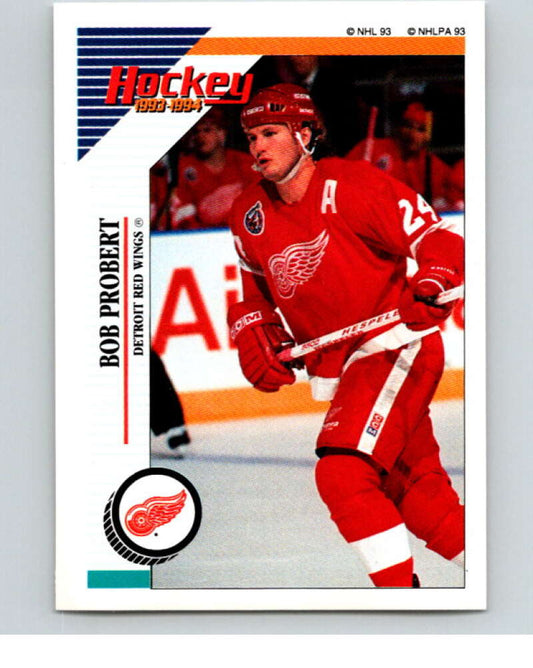 1993-94 Panini Stickers Hockey  #249 Bob Probert  Detroit Red Wings  V83899 Image 1