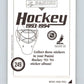 1993-94 Panini Stickers Hockey  #249 Bob Probert  Detroit Red Wings  V83899 Image 2