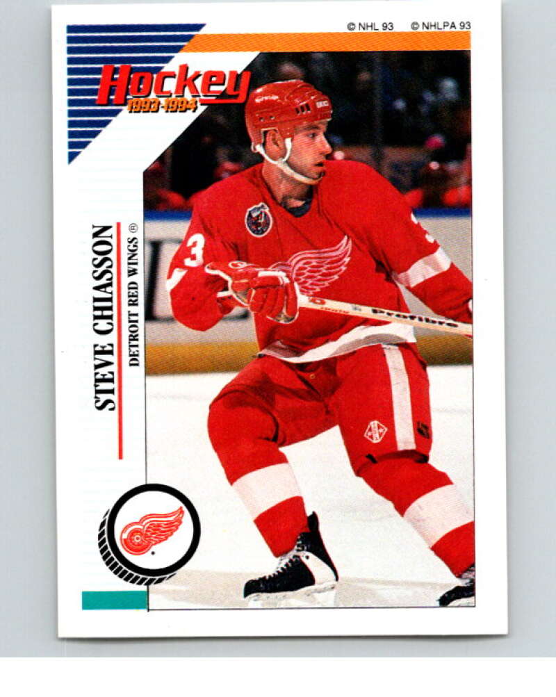 1993-94 Panini Stickers Hockey  #251 Steve Chiasson  Detroit Red Wings  V83906 Image 1